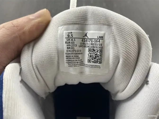 Rep MAX French 13 Jordan 414571-164 Air Blue 0526